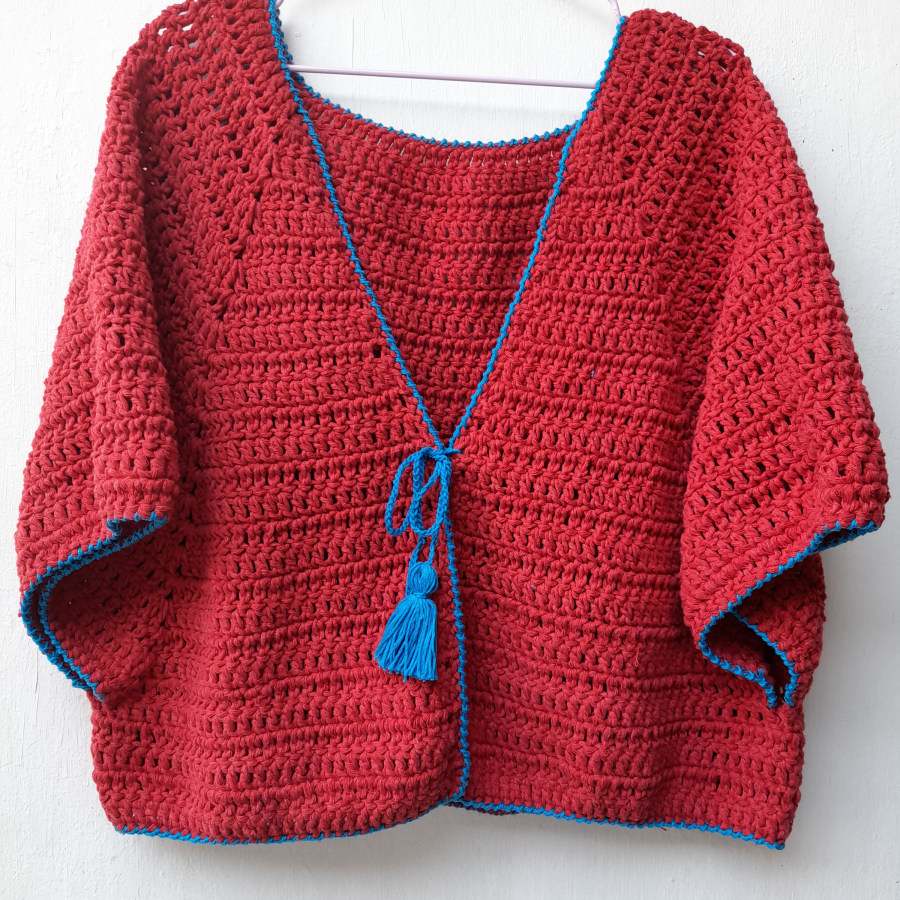 Mi Proyecto del curso:  Top-down: prendas a crochet de una sola pieza by lichtma