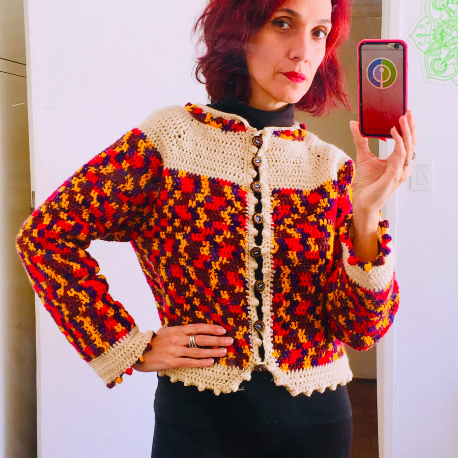 Mi Proyecto del curso:  Top-down: prendas a crochet de una sola pieza by leliaincolor
