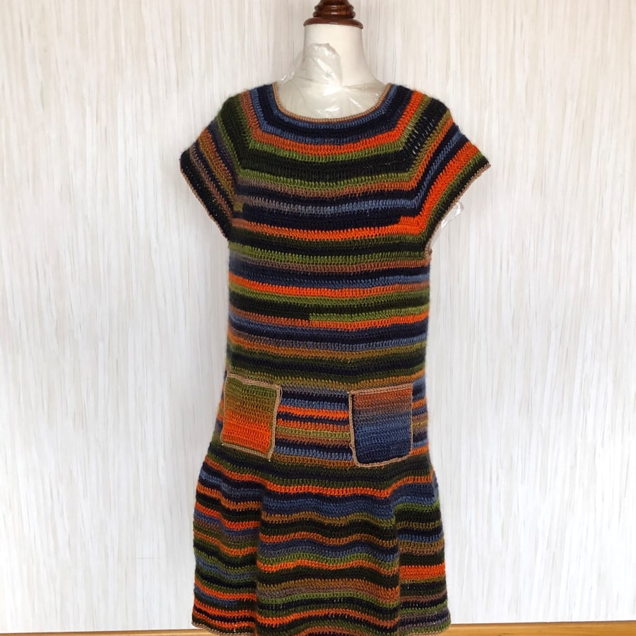 Mi Proyecto del curso: Crochet: diseña prendas y patrones con tejido circular by sandra-sandrine