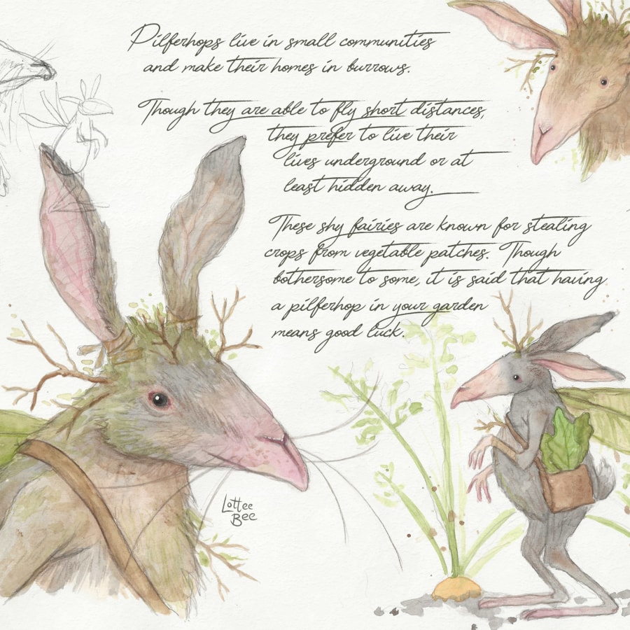My project for course: Fantasy Drawings in Graphite and Watercolor: A Field Guide by charlottepasveer
