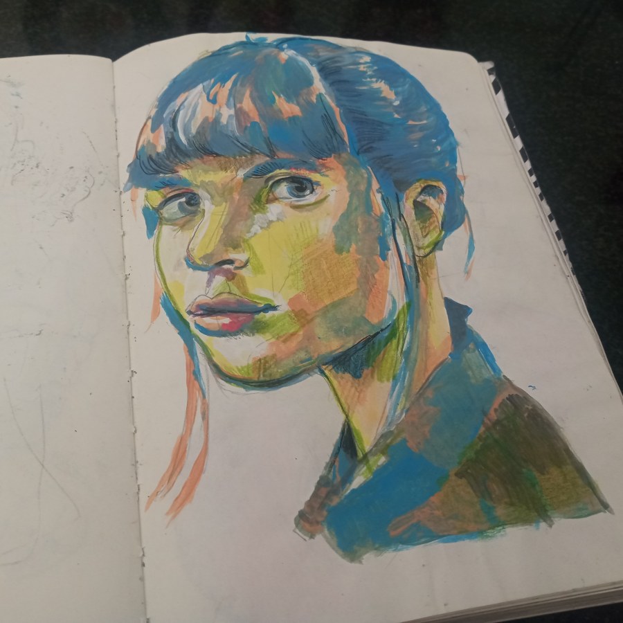 Mi proyecto del curso: Sketchbook de retrato: explora el rostro humano by coconote