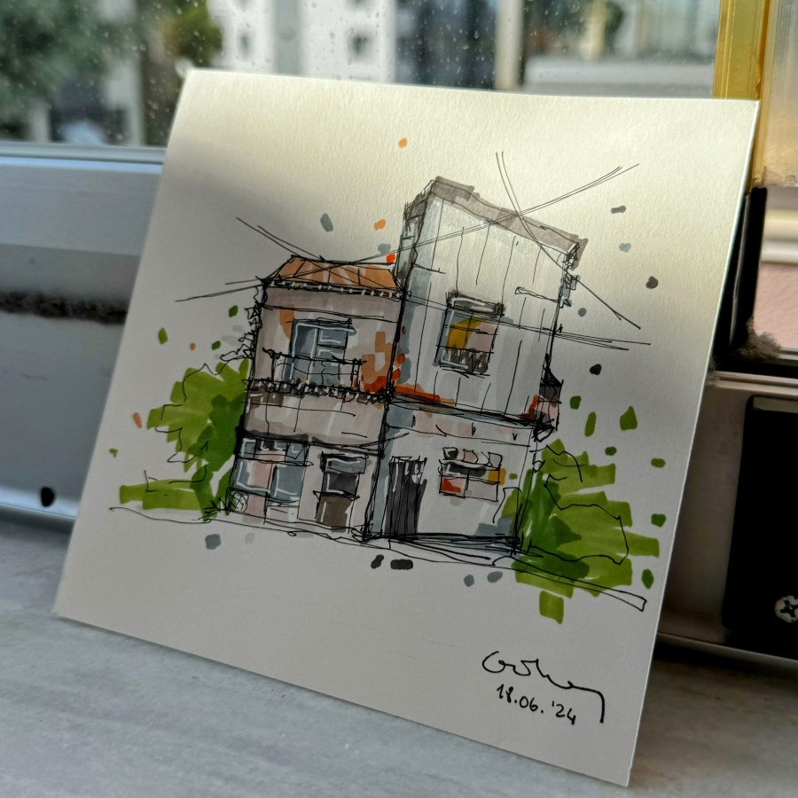 My project for course: Expressive Architectural Sketching with Colored Markers by gokaycesur