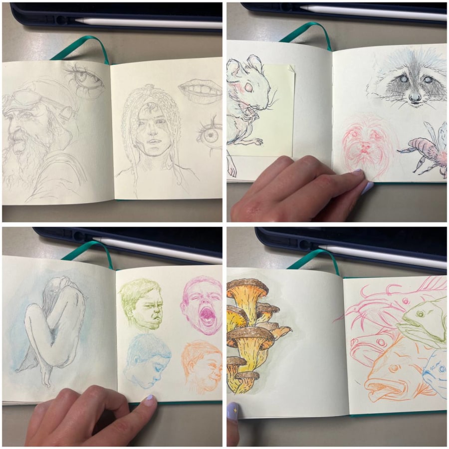 Mi proyecto del curso: Sketching diario como inspiración creativa by aneblackcloud