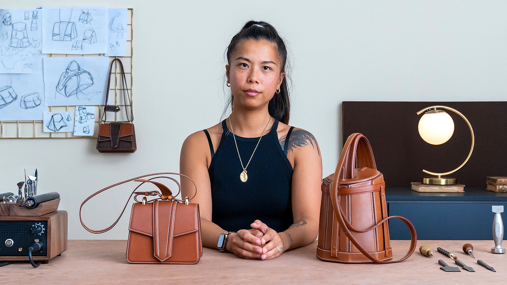 fame Persuasive arm Online Course - Professional Leather Handbag Design (Lili Storella) |  Domestika