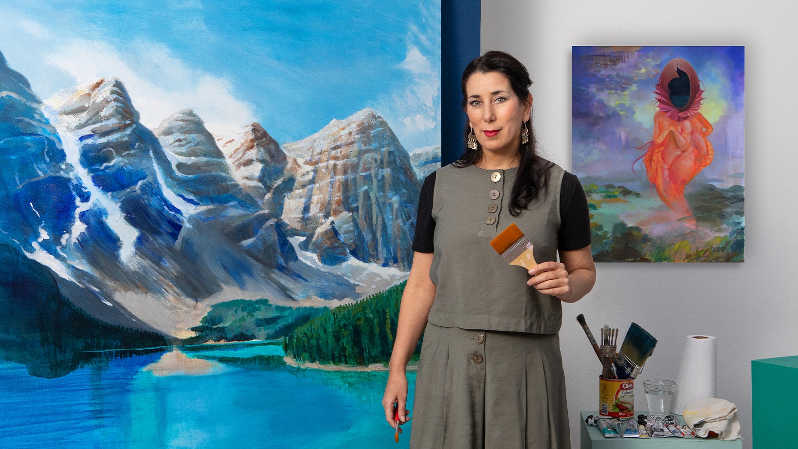 cursus Inleiding tot schilderen van landschappen met acrylverf (Florencia Fraschina) Domestika