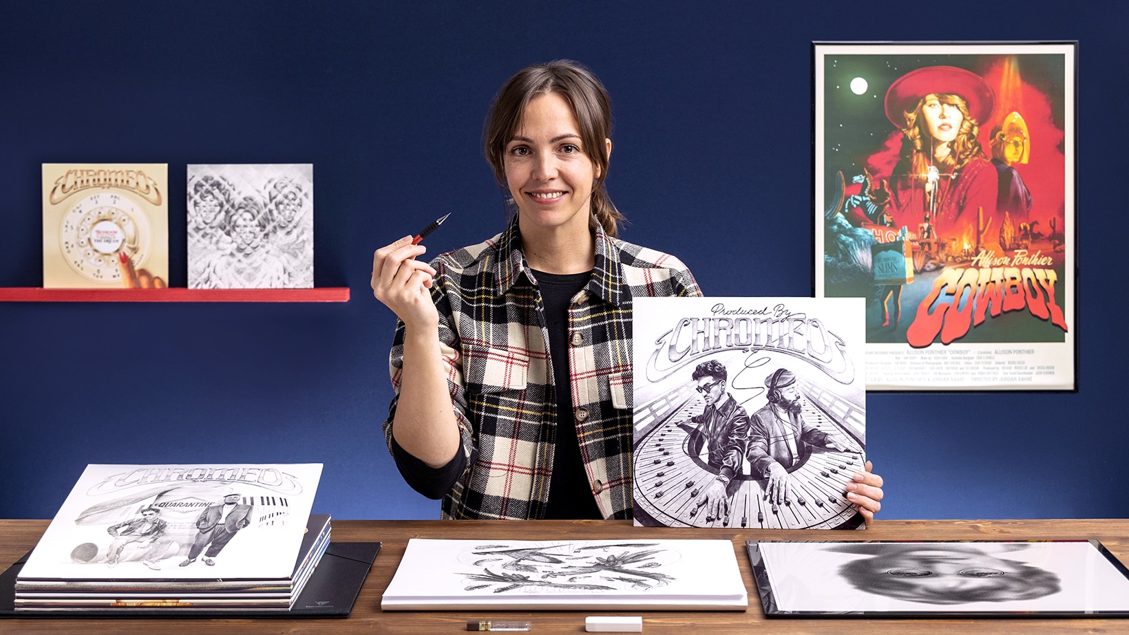 Trastorno Imperialismo Enviar Curso online - Ilustración de portadas de discos a lápiz (Charlotte  Delarue) | Domestika