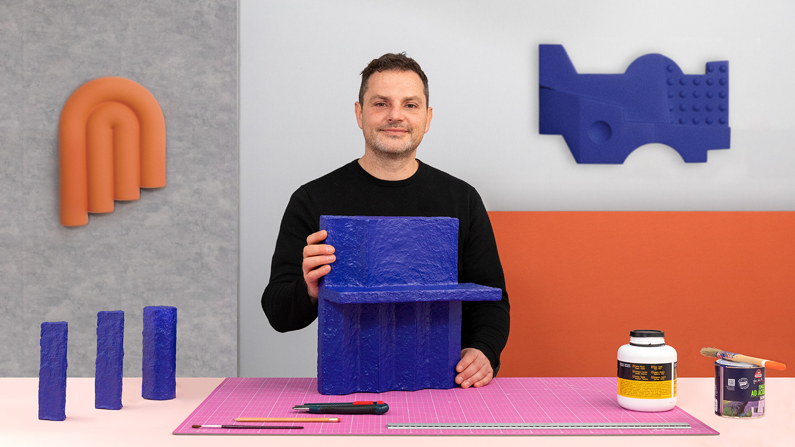 Ruilhandel Belofte leven Online cursus - Ontwerp meubels van papier-maché en speel met kleur en  licht (Marco Zavagno) | Domestika