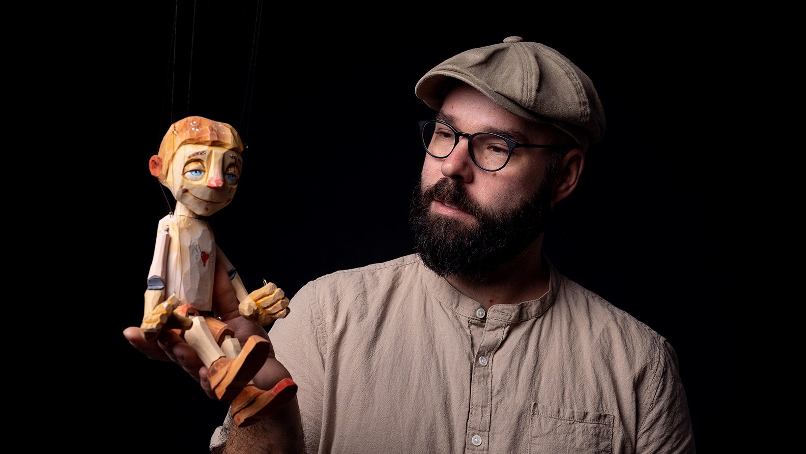 Brouwerij hoek Onrustig Online cursus - Creëer je eigen houten marionetten (Luděk Burian) |  Domestika
