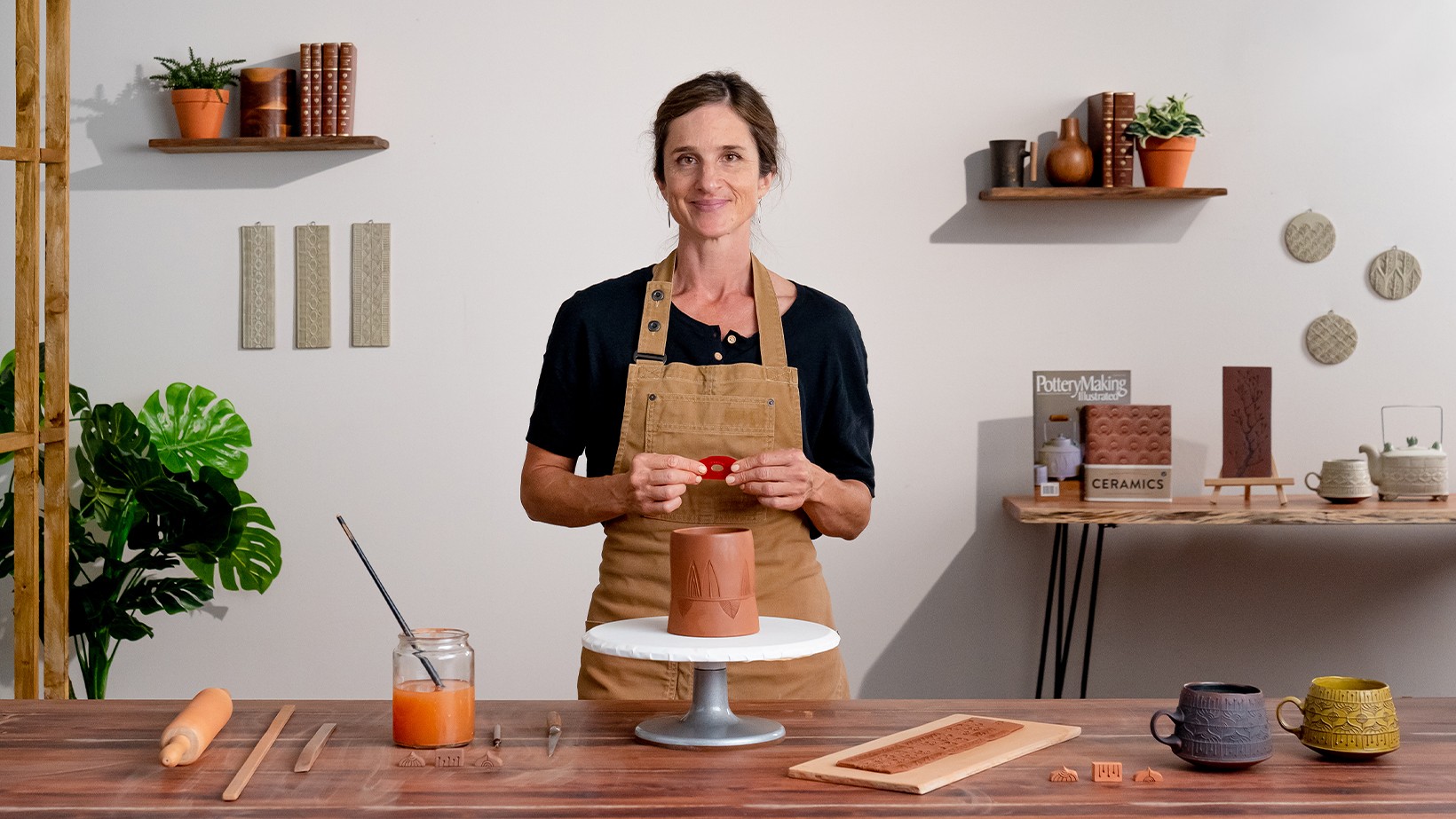 zwavel referentie Madeliefje Online cursus - Creëer stempels voor keramiek met textuur (Sarah Pike) |  Domestika