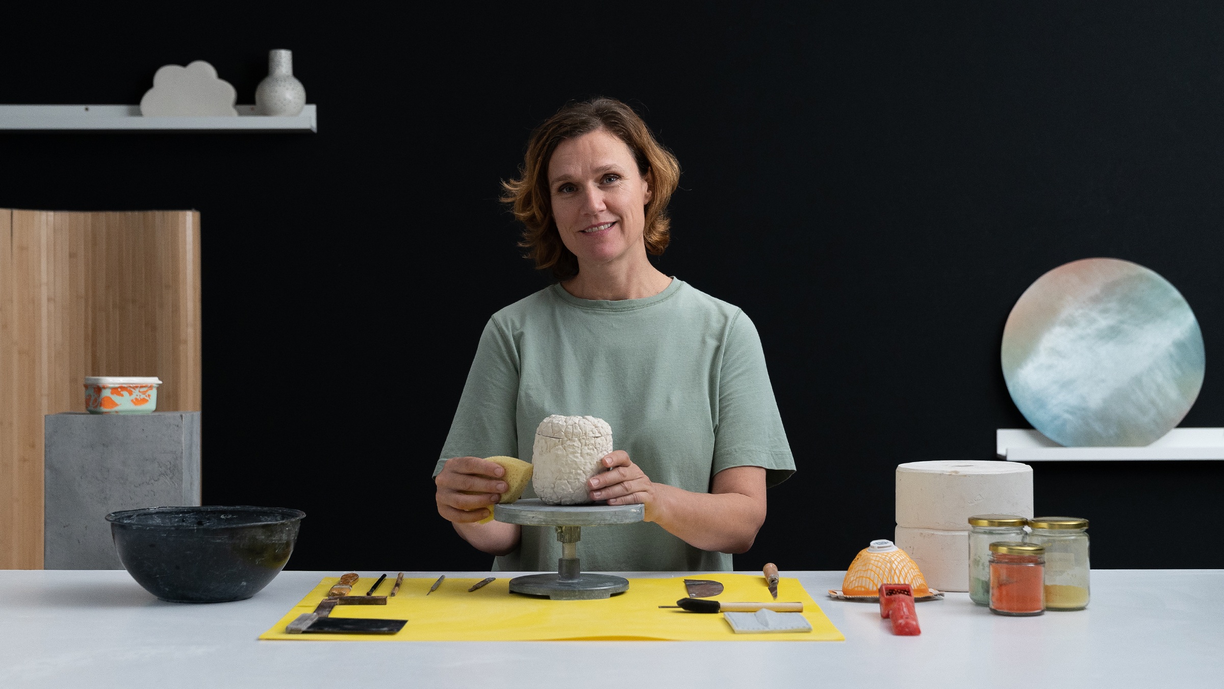 Taller  Fabricación de moldes de yeso para cerámica con Kate O