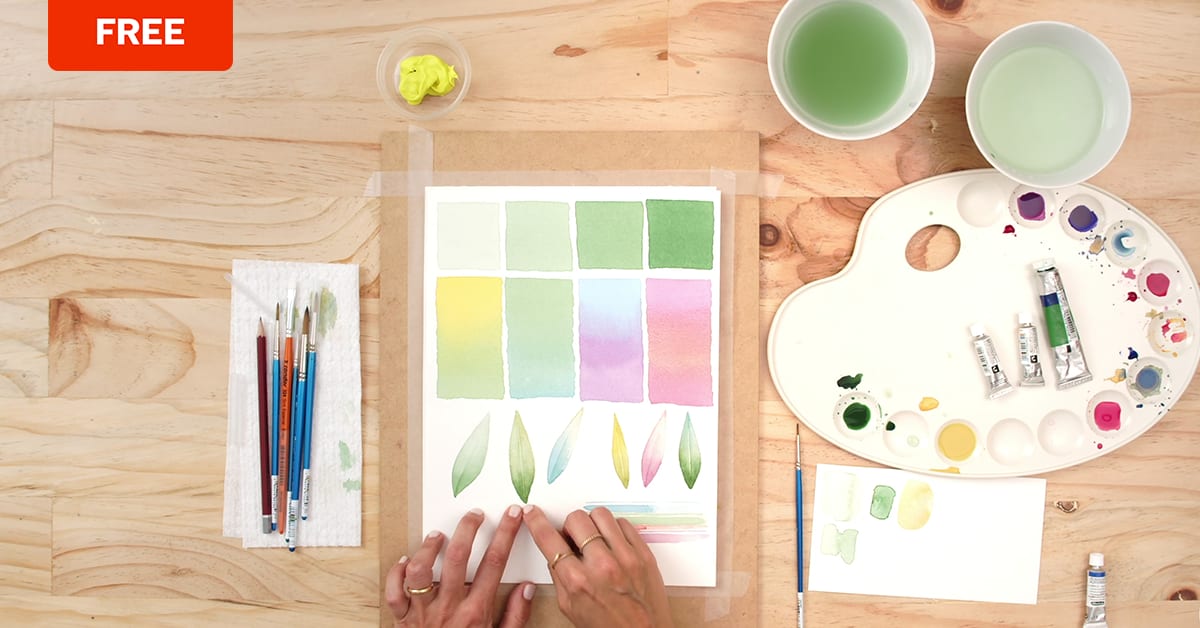 5 Free Classes to Learn How to Create Color Palettes for Watercolor Painting Domestika