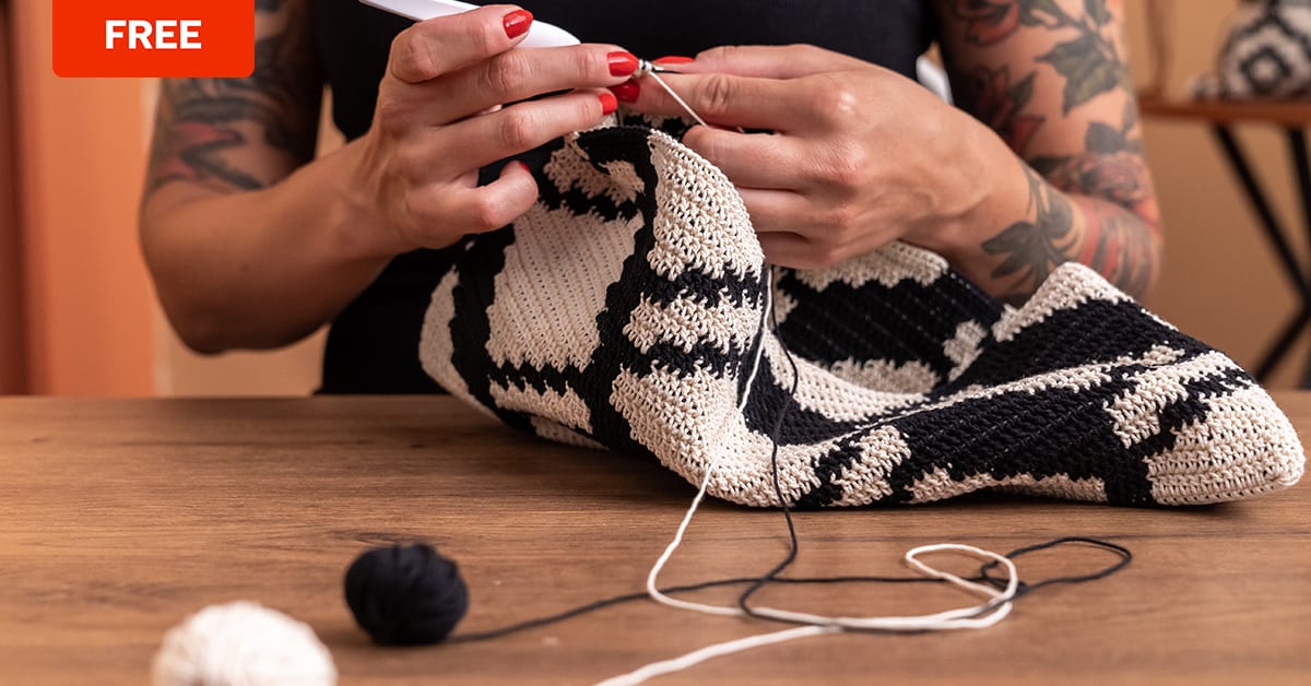Download Free Tapestry Crochet Patterns for Geometric Designs Domestika