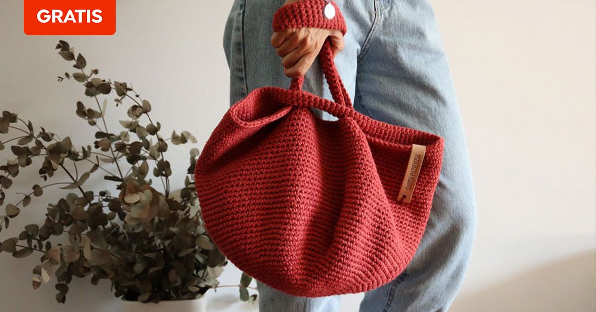 PDF gratis patron de bolso crochet de estilo japones Domestika
