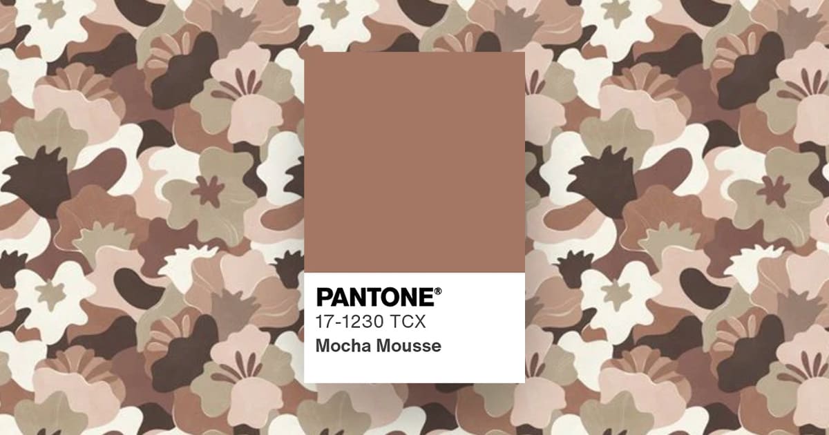 Color of the Year 2025 Mocha Mousse Domestika