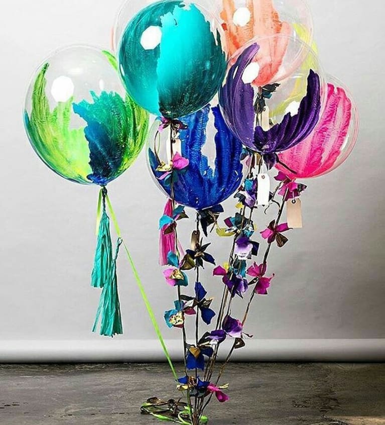 Pintando con globos - Aprender Juntos