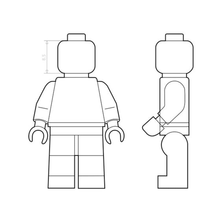 Humoristisk ophobe Vil have Modelado 3D Lego man | Domestika