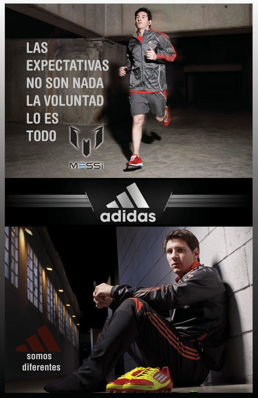 Por separado Apellido Aparte Publicidad para Adidas de Lionel Messi | Domestika