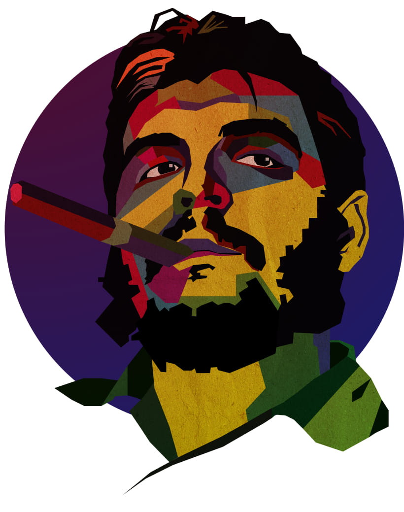 Che Guevara  Portrait illustration, Illustration, Graphic design art