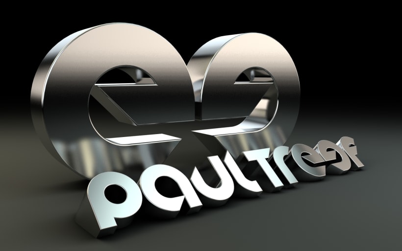 Logo 3d Paul Treef Dj Producer Domestika