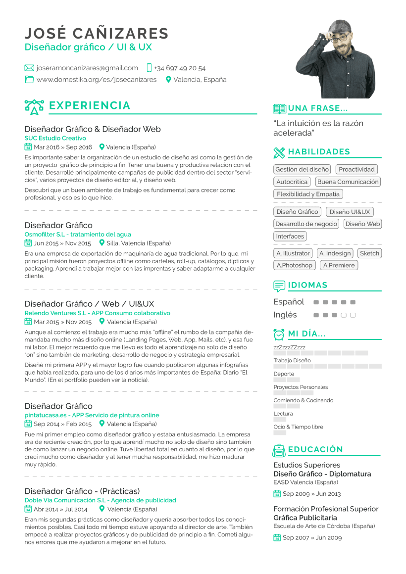 Curriculum Vitae Domestika