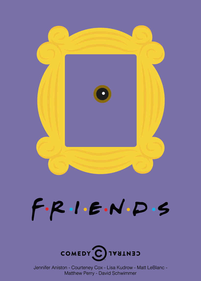 Funda Oficial Friends Logo y Luces – Personalaizer