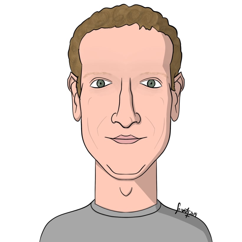 Mark Zuckerberg Best Drawing  Drawing Skill