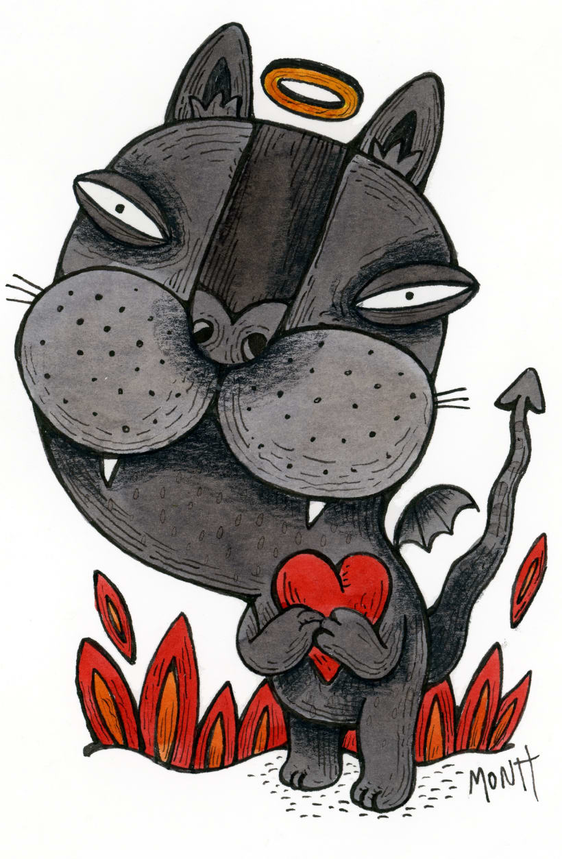 fruitblush 🪱 on Twitter  Desenhos de gatos, Ilustrações retro