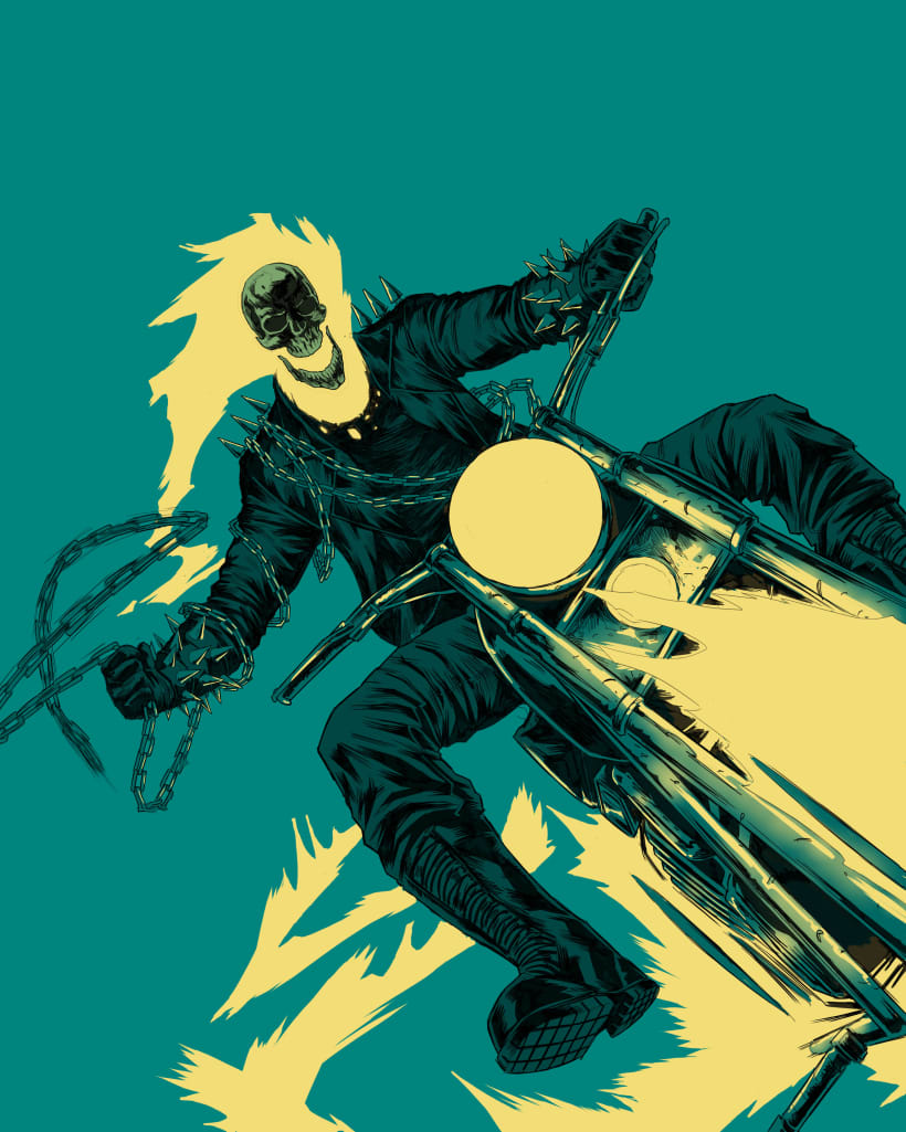 Ghost Rider | Domestika
