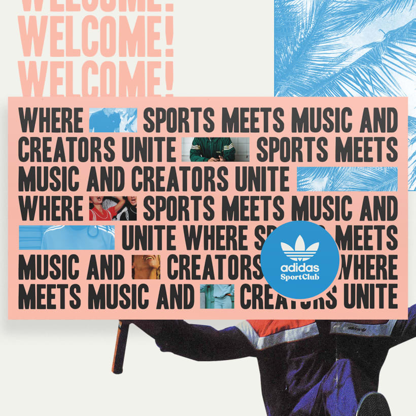 Contracción demanda Labe Adidas Sport Club — Branding + Application [Creative Direction] | Domestika