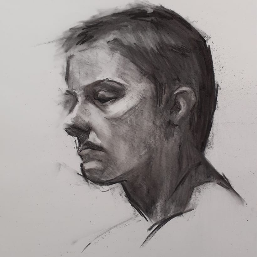 How To Draw Portraits In Charcoal In 4 Easy Steps  glytterati