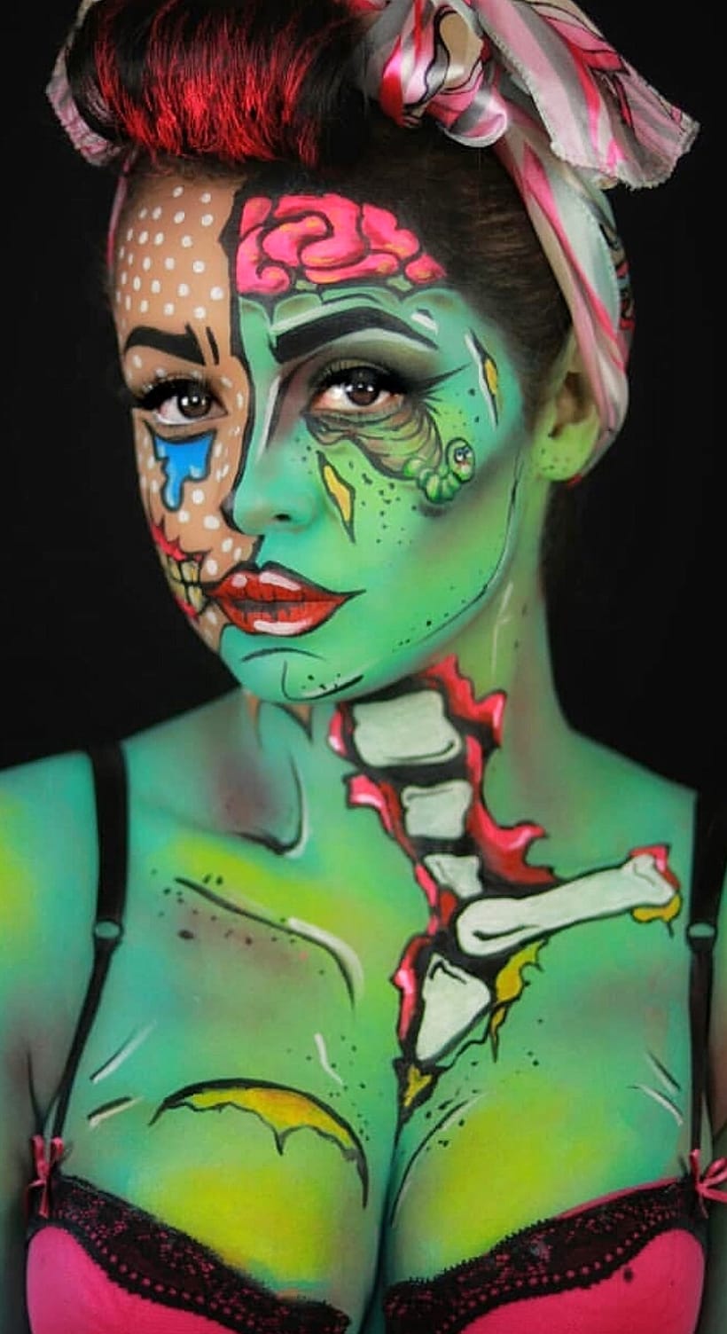 Zombie ?‍♀️ Pop Art | Domestika