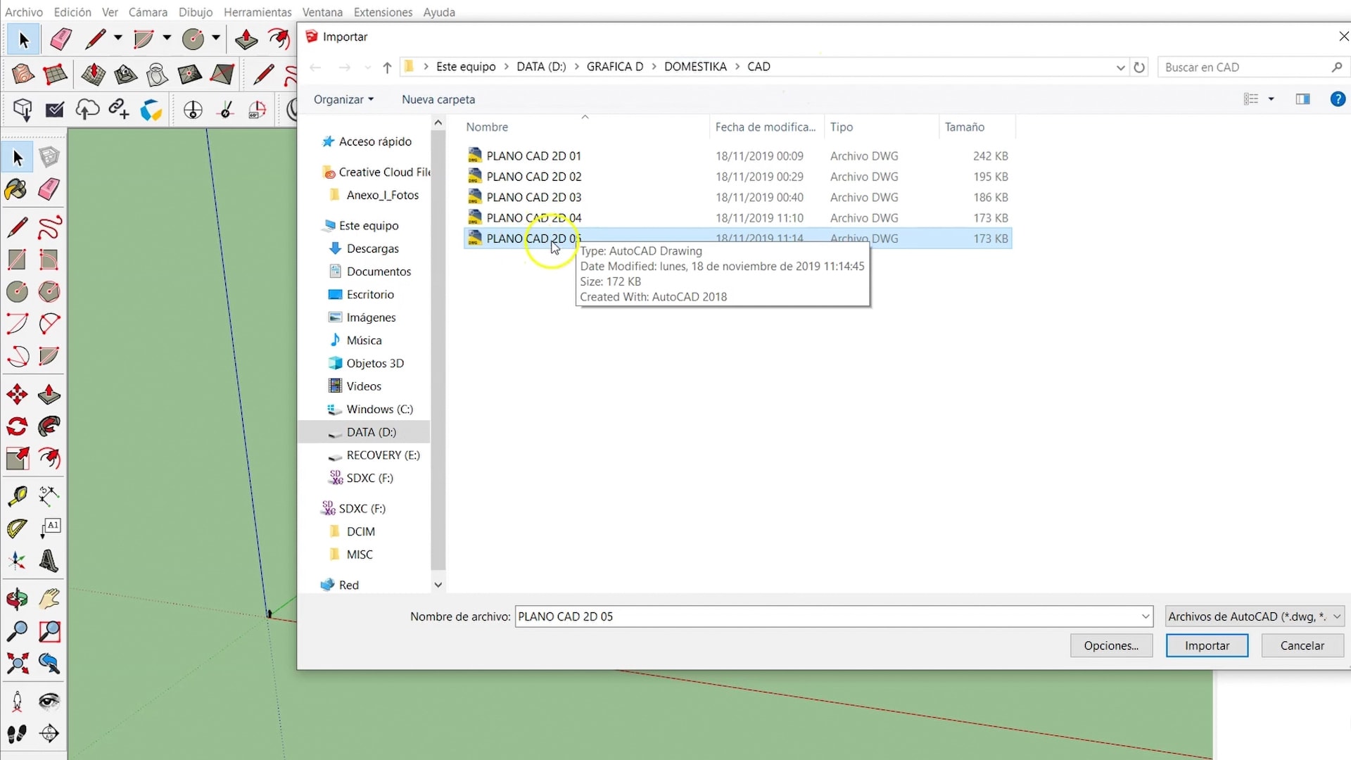 Tutorial Sketchup Como Importar Um Arquivo Cad Passo A Passo Domestika 7593