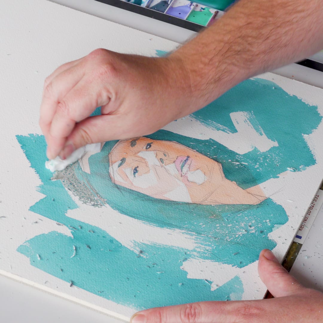 Watercolor Ideas with Masking Fluid 