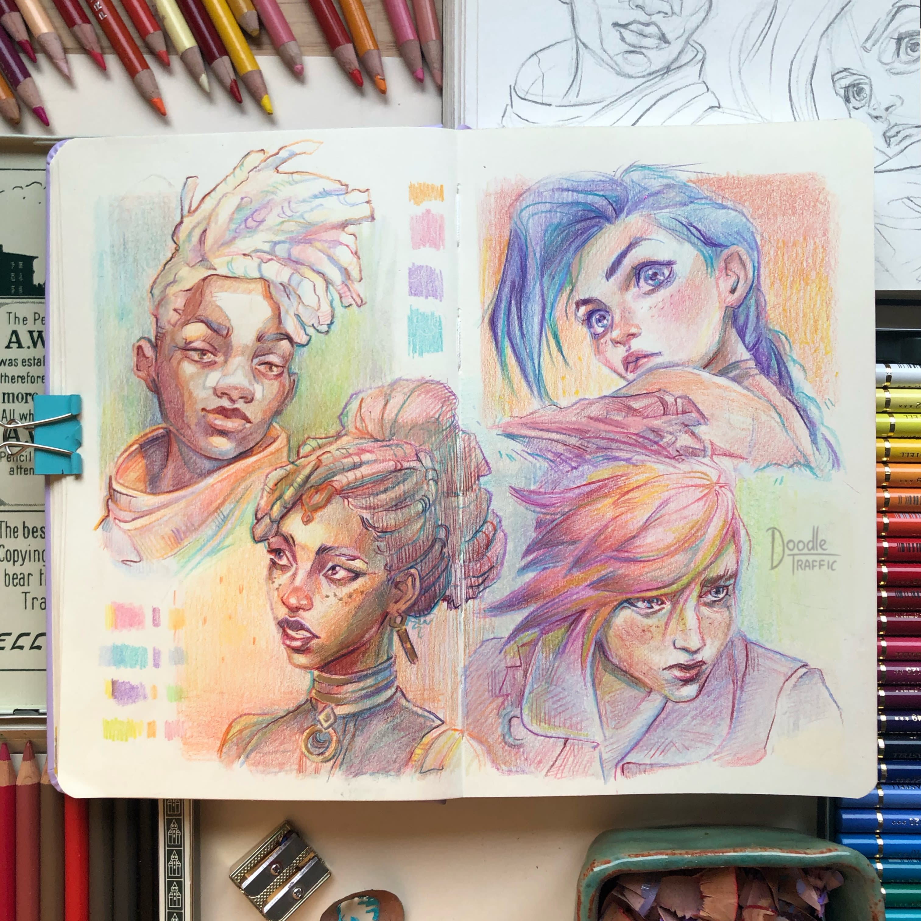 Color Pencil Drawing Ideas For Beginners