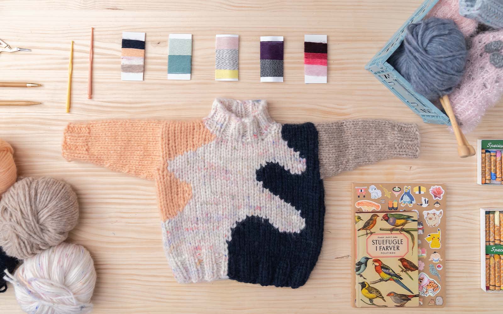 Free PDF Pattern to Knit Your Own Intarsia Sweater | Domestika