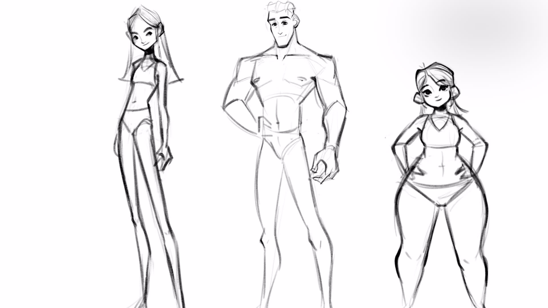 Illustration Tutorial: How to Draw Different Body Types