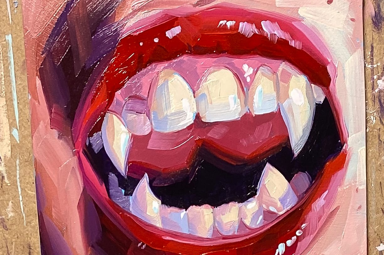 LIVE Pintura al Óleo: Cómo pintar una boca - Halloween | Alai Ganuza | Domestika