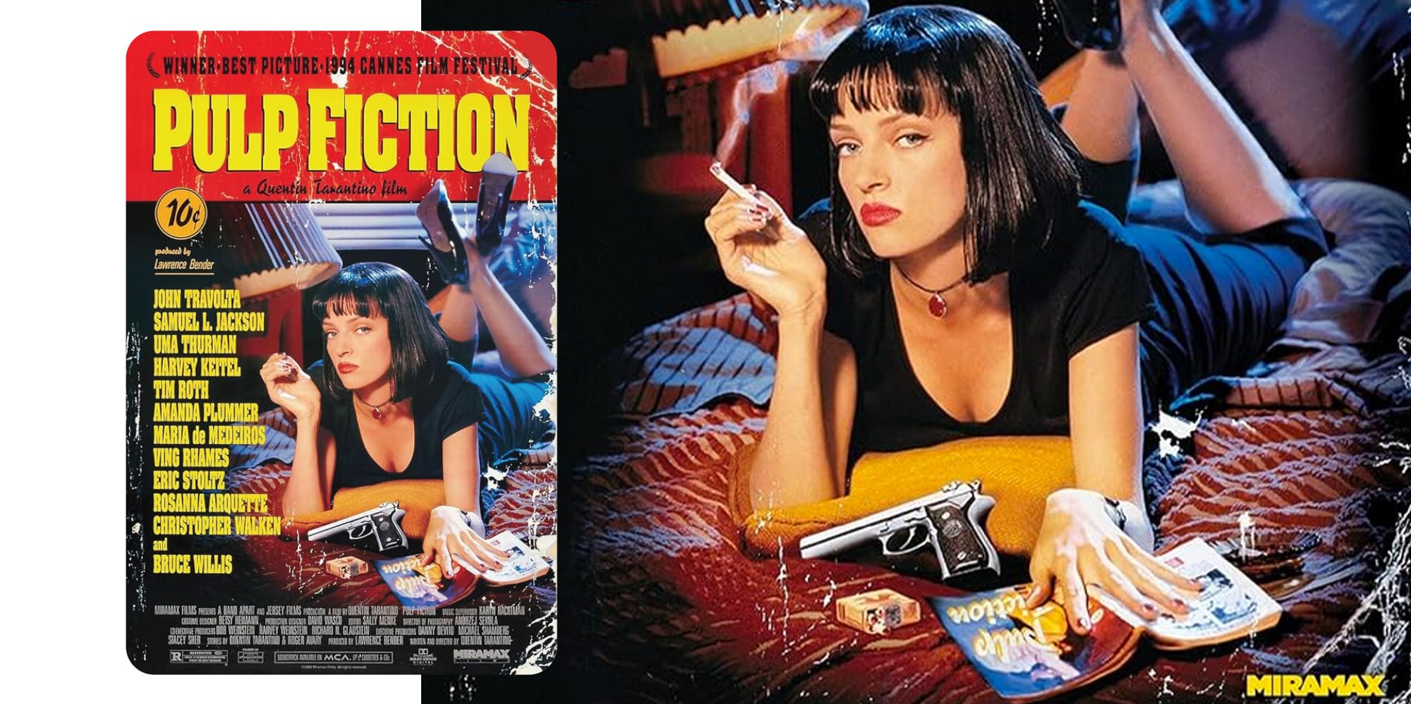 𝙋𝙪𝙡𝙥 𝙁𝙞𝙘𝙩𝙞𝙤𝙣 (1994), Film aesthetic, Aesthetic movies, Pulp  fiction