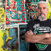 Carteles de rock ilustrados. Un curso de Ilustración de Jorge Alderete