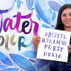 Caligrafía con pinceles de agua para principiantes. Un curso de Caligrafía y Tipografía de Lunol