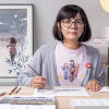 Ilustração em aquarela com influência japonesa. Um curso de Ilustração de Flor Kaneshiro