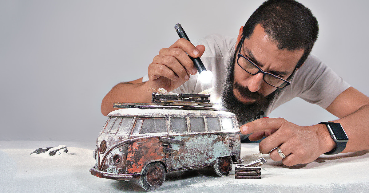 Creative Studio Photography with Scale Models