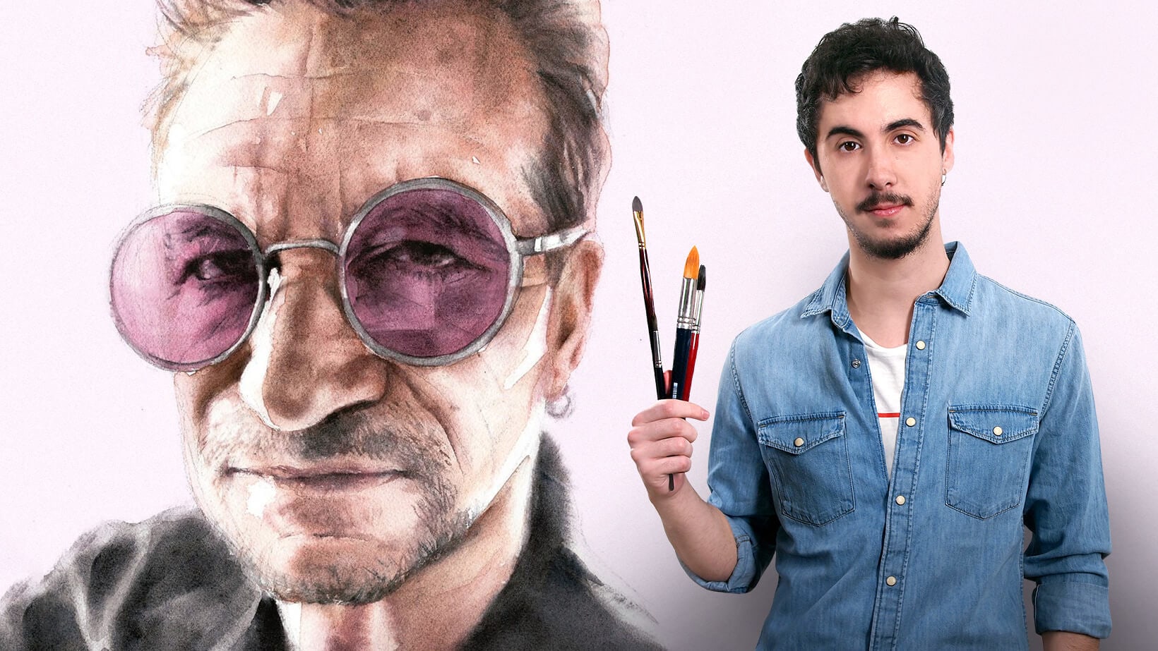 Caricature In Watercolour Carlos Rodriguez Casado Online Course