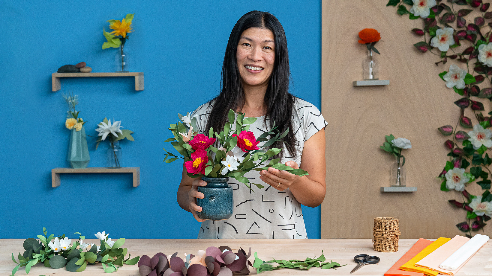 Paper Flower Craft Techniques Eileen Ng Online Course Domestika Have you tried making paper flowers? paper flower craft techniques eileen