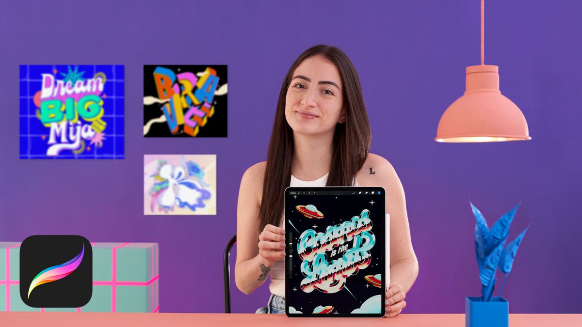 Lettering with Procreate: Master the App by Ana Moreno