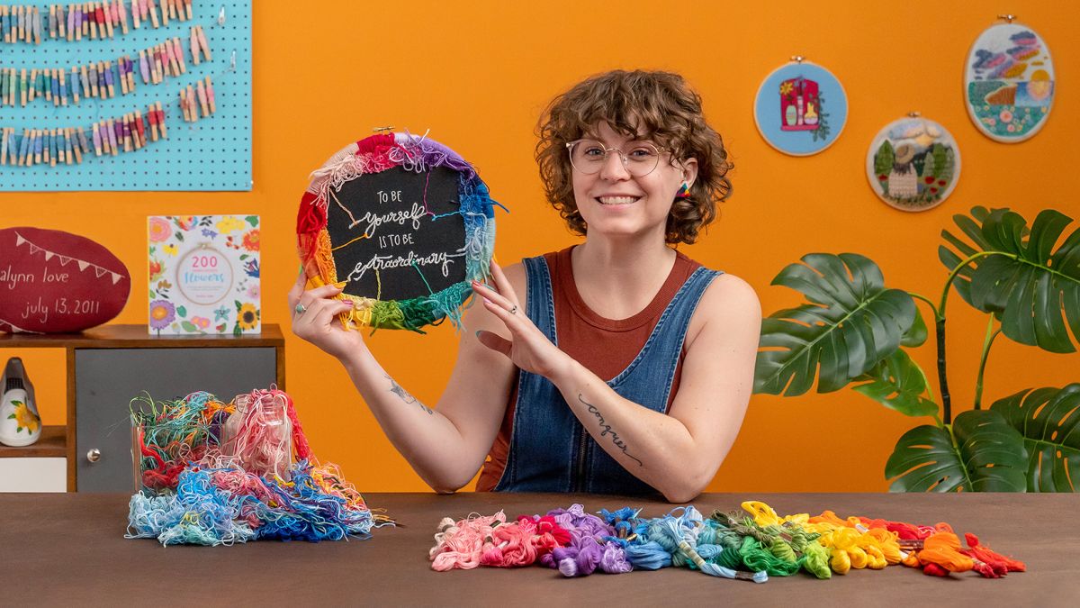 Colorful Hand Embroidery 101: Learn to Stitch from Scratch by Kristen Gula