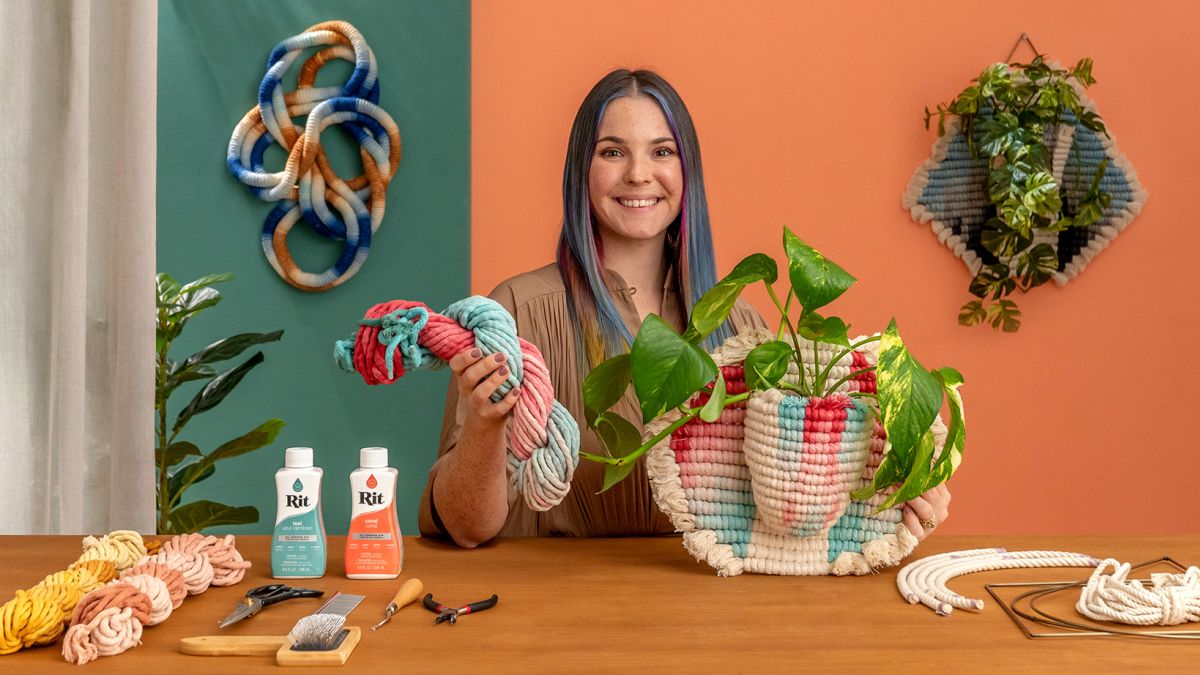 Hand-Dyed Macramé: Create Unique Plant Hangers by Demi Mixon