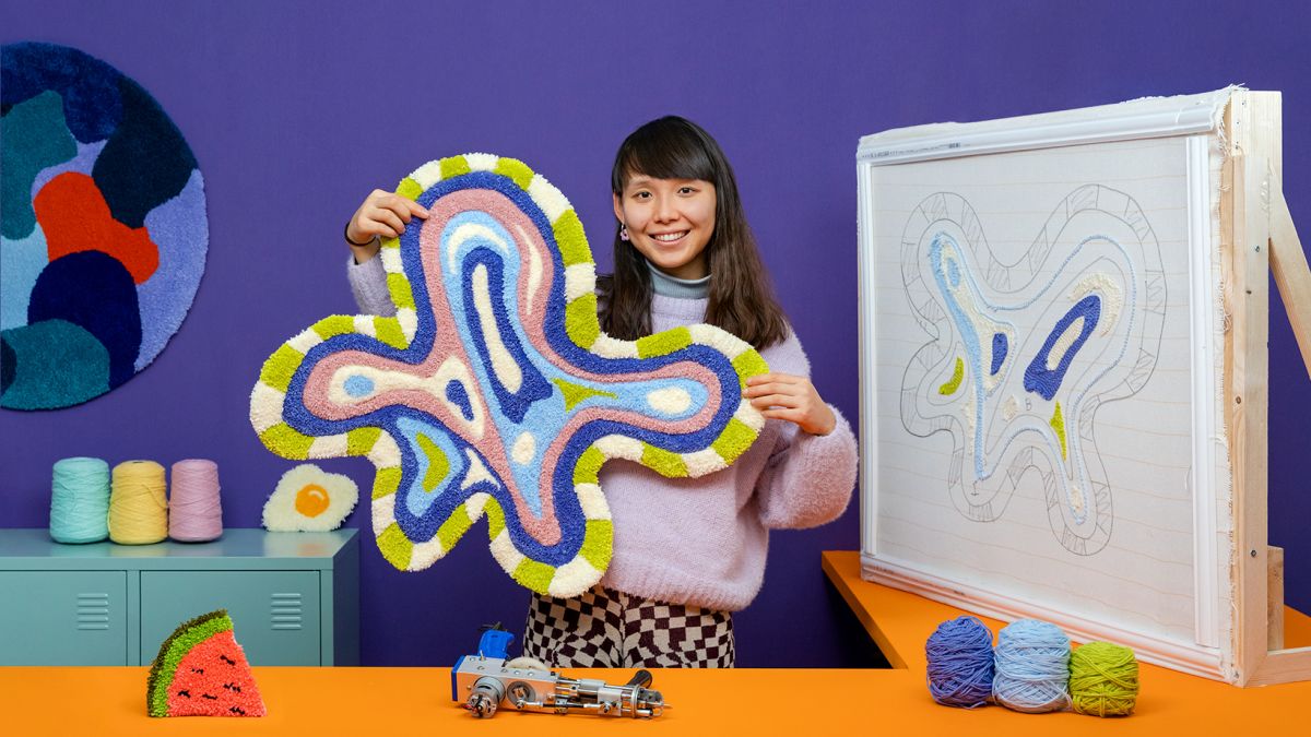 Tufting for Beginners: Design Colorful Textile Art by Zeyu Cheng