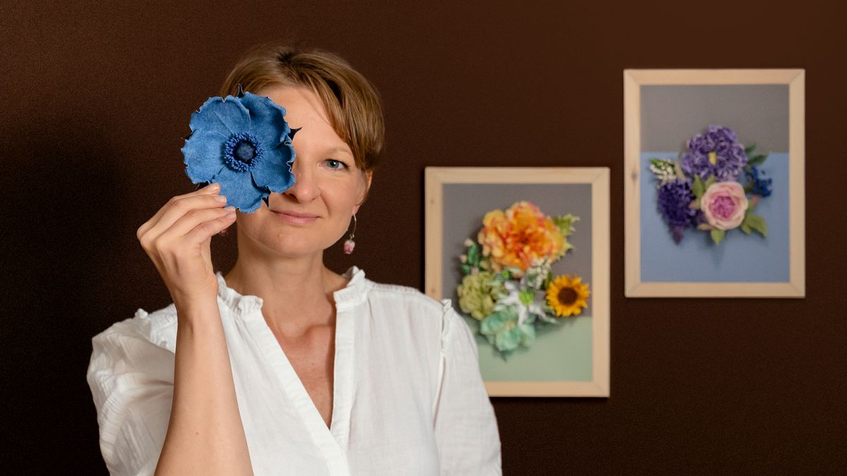 Floral Textiles: Make 3D Accessories with Denim by Svetlana Faulkner