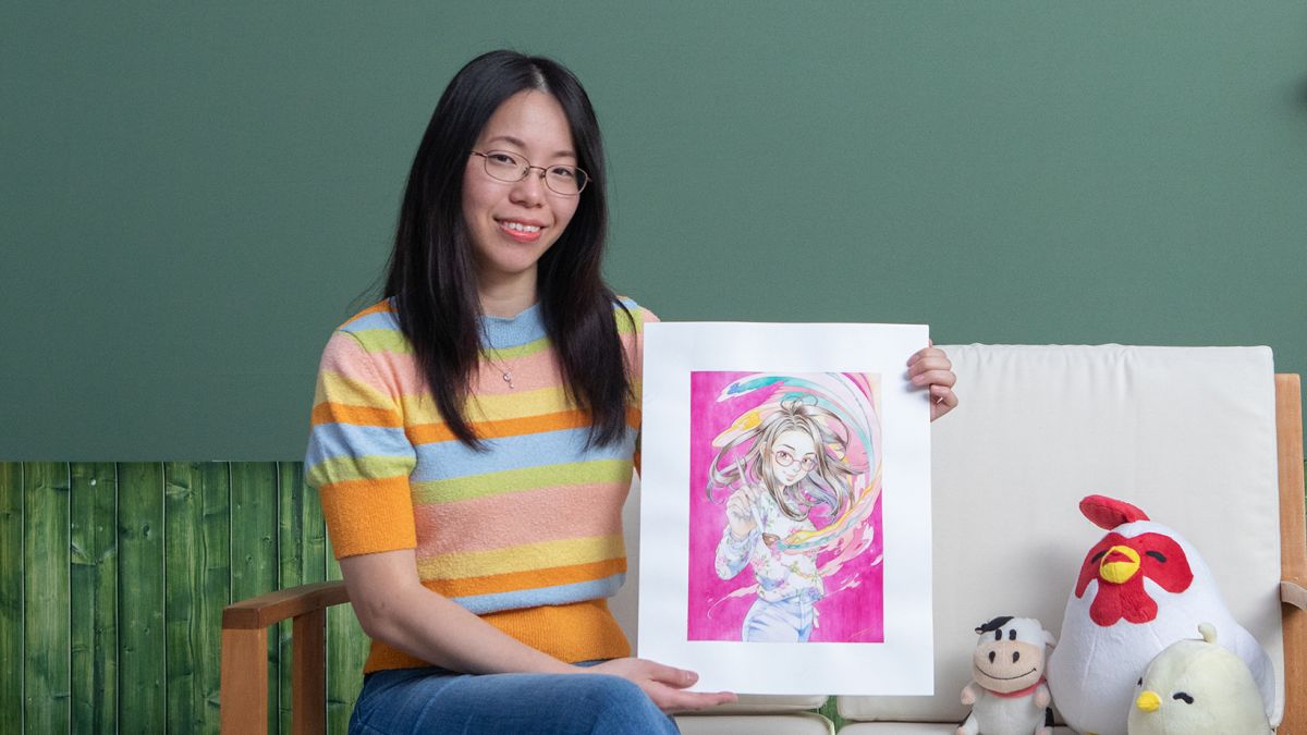 Manga-style Portraits in Watercolor by Andrea Jen